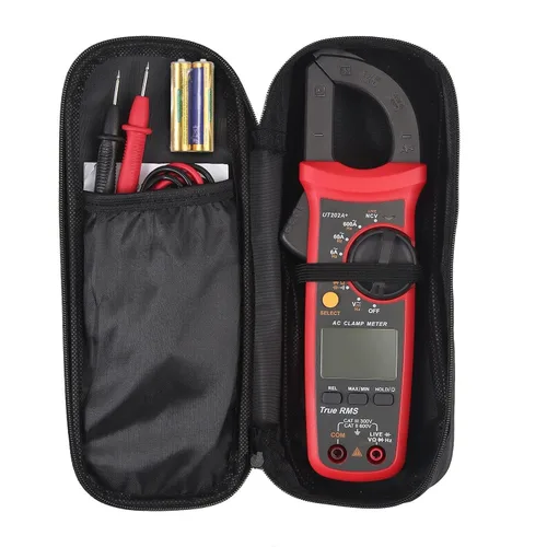 Miniatura 3 de UNI-T UT202A+Multímetro Digital Amperímetro Anti-Quemador Anti-Detección Incorrecta Abrazadera Medidor 600A AC Multifunción Electricista Medición