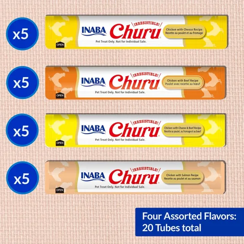 Miniatura 6 de INABA - Golosinas Churu para gatos, puré cremoso para gatos, sin cereales, que se puede lamer y exprimir / suplemento con vitamina E y taurina, 0.5