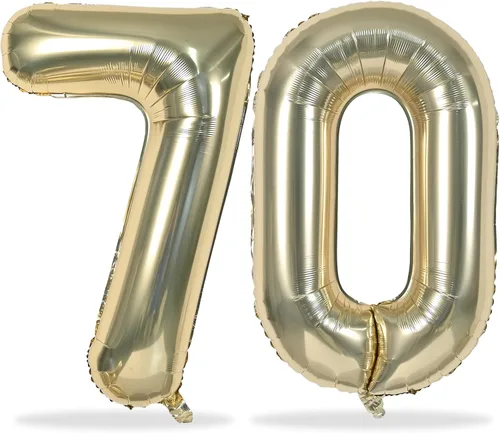 Miniatura 10 de Globos de oro rosa para cumpleaños número 16 para niñas, 40 pulgadas de gran tamaño, globos de lámina de mylar con el número 1 y 6, autoinflables