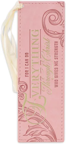 Miniatura 19 de Christian Art Gifts - Marcapáginas premium de piel sintética vegana con escritura bíblica para mujeres: Cuando ella habla - Proverbios 31:26, Marrón
