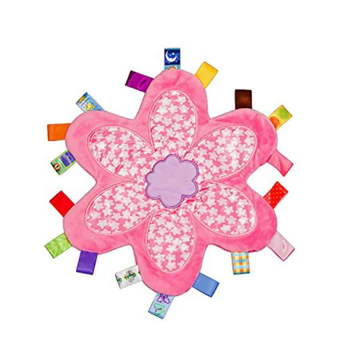 G-Tree Manta transpirable para bebés recién nacidos, suave al tacto, de felpa, cómoda, regalo Taggie, color rosa