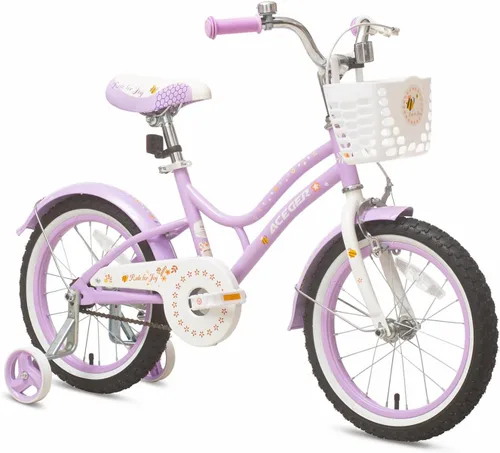Miniatura 5 de ACEGER Kids Bike for 2-14 Years Old, 12 14 16 18 Inch Girls Bike with Removable Training Wheels, 20 Inch Kid's Bicycle with Kickstand only