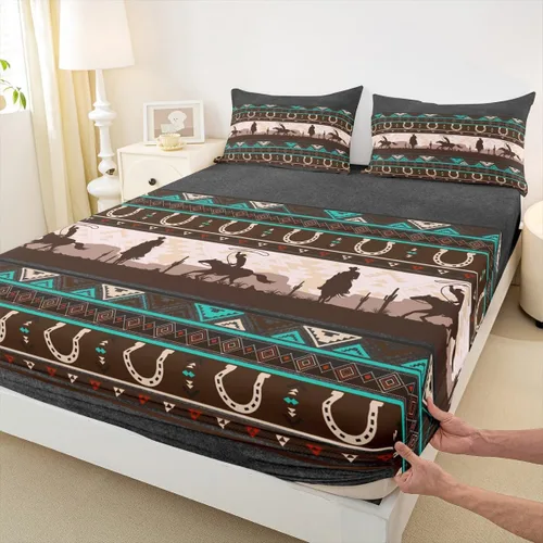 Miniatura 41 de Juego de ropa de cama con estampado de leopardo, tamaño individual, juego de cama de guepardo africano para decoración de dormitorio
