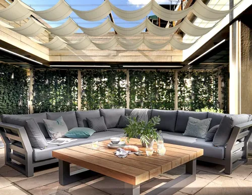 Miniatura 7 de SunnyRoyal Toldo retráctil de 3 x 13 pies para pérgola, toldo de repuesto con herrajes para patio, porche, jardín, al aire libre Beige