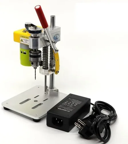 Miniatura 9 de Mini prensa de taladro de precisión CNC máquina de fresado de mesa portátil de sobremesa 795 motor B10 Chuck Metal madera bricolaje herramienta