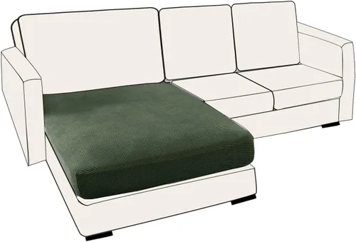Miniatura 86 de UNBBRRL Fundas de cojín de asiento para sofá, elásticas, funda de cojín individual para sofá, fundas de cojín para sofá, fundas de héroe protegen