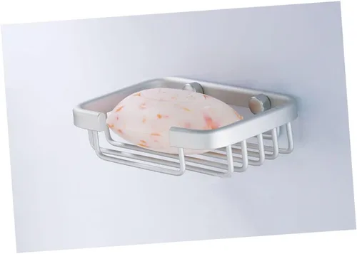 Miniatura 2 de Cabilock Organizador de jabón de almacenamiento de jabón de baño, bandeja de jabón de montaje en pared, soporte para sopa, plato de jabón, soporte