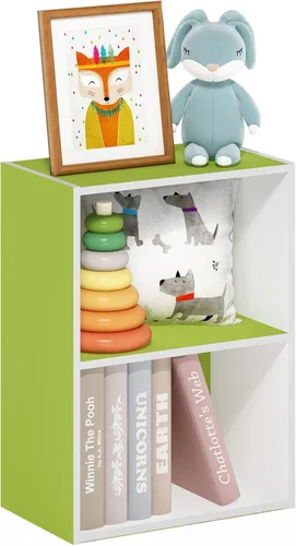 Miniatura 43 de Furinno Luder - Estantería abierta de 3 niveles, color roble francés