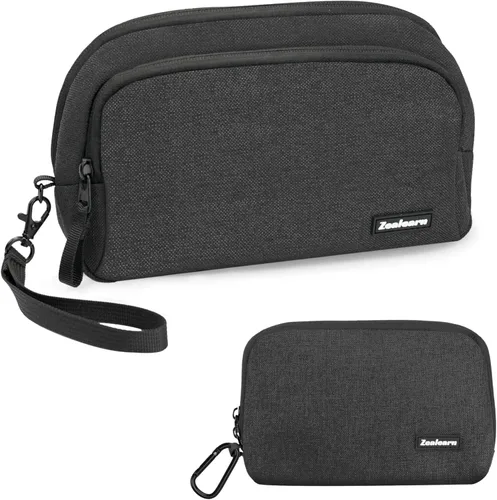 Miniatura 7 de Travel Tech - Bolsa de transporte portátil para artículos electrónicos, estuche de viaje, organizador de tecnología portátil, bolsa