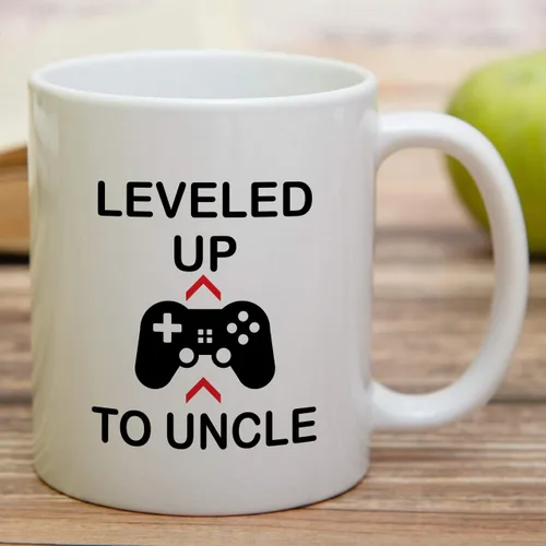 Miniatura 3 de Retreez Taza divertida – Leveled Up To Uncle Gamer - Tazas de café de cerámica de 11 onzas – Divertido, sarcasmo, sarcástico, inspirador, noticias