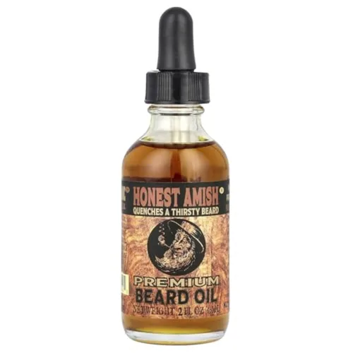 Honest Amish - Aceite de barba Premium - 2 onzas