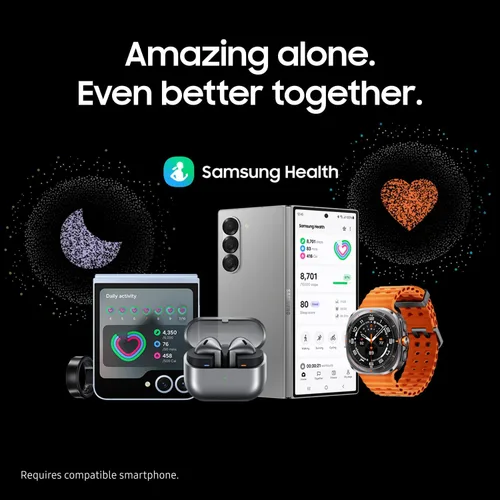 Miniatura 9 de Samsung Galaxy Watch Ultra (2024) 47mm LTE Smartwatch AI con puntuación de energía, consejos de bienestar, seguimiento de frecuencia cardíaca