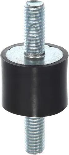 Miniatura 5 de X AUTOHAUX 4 piezas M8 - Amortiguador aislante de goma antivibración para automóvil, 0.984 x 0.787 in, montaje de bobina de goma, soportes