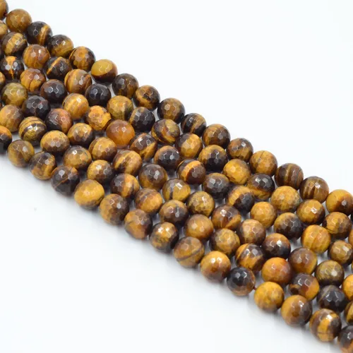 Miniatura 36 de 6mm Cuentas Redondas de Granate para Hacer Joyería DIY, Poder Curativo de Cristal, Piedras Preciosas Sueltas para Hacer Pulseras y Collares, Hilo