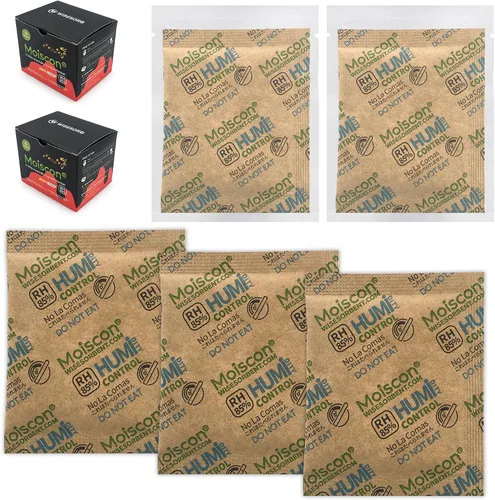 Miniatura 22 de Wisesorb Paquetes de control de humedad bidireccionales 49% para guitarras e instrumentos de madera - Absorbentes de humedad de 70g