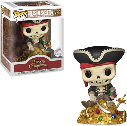 Miniatura 4 de Funko 48889 Pop! Disney: Piratas del Caribe - Esqueleto del Tesoro (Edición Especial) #783