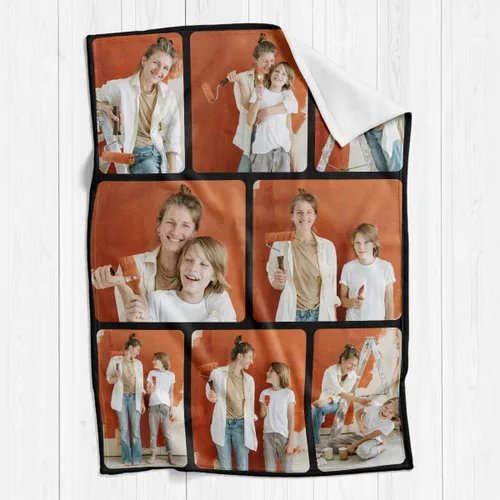 Miniatura 7 de inkArts Mantas personalizadas con fotos para la familia, manta de fotos personalizada, mantas personalizadas con fotos como regalos para Navidad, 8