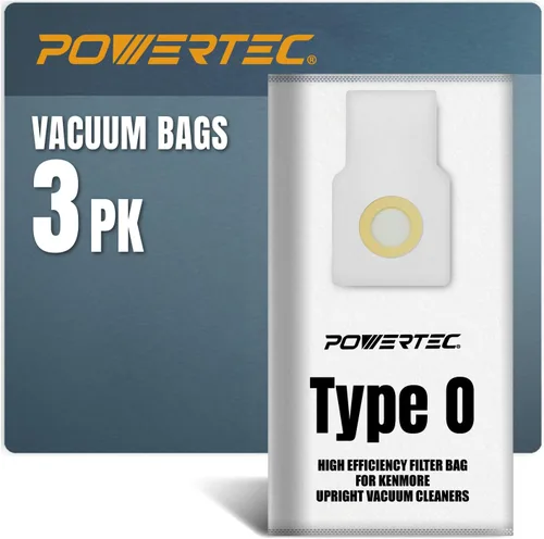 Miniatura 7 de POWERTEC 53292 Bolsas de vacío tipo Q para Kenmore, paquete de 6, bolsas de repuesto para aspiradoras de recipiente 81615, 81214, 81414, 81714