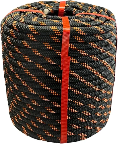 Miniatura 8 de Cuerda de Aparejo para Arborista Cuerda de Toro (1/2 pulgada x 150 pies) Cuerda de Arborista Trenzada de Poliéster de 48 Hebras para Diversas
