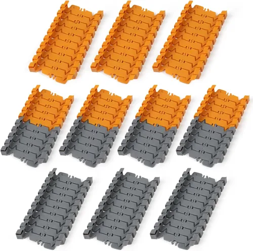 Miniatura 11 de Juego de Pista de Carreras de Construcción para Niños - Juguetes de Ingeniería Flexibles con 2 Autos Eléctricos, Regalo de Cumpleaños para Niños