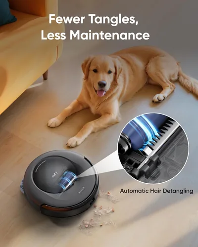 Miniatura 6 de eufy (Como Nuevo) Robot Aspirador Omni C20, Combo de Robot Aspirador y Mopa, Autovaciado, Lavado y Secado Automático de Mopa para Limpieza Sin