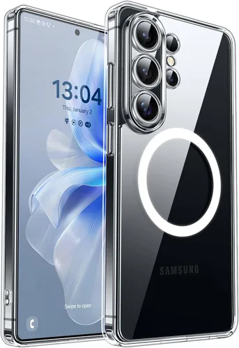 Miniatura 33 de CANSHN Funda diseñada para Samsung Galaxy A16-5G [protección completa de la cámara] [compatible con Magsafe] funda protectora trasera translúcida