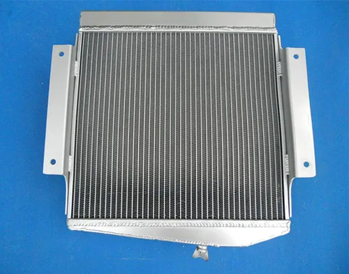 Miniatura 3 de Radiador de aluminio completo de 3 filas para 1966-1970 Datsun Roadster Fairlady Manual 1967 1968 1969 + ventilador