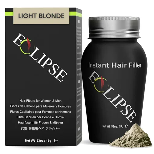Miniatura 27 de ECLIPSE - Fibras de cabello negras para adelgazar el cabello para mujeres y hombres para ocultar la pérdida de cabello en 15 segundos, 100% fibras