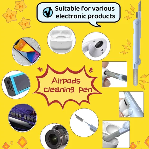 Miniatura 3 de Bonita funda para AirPods 2ª/1ª, divertida funda de silicona 3D de dibujos animados Kawaii para AirPods de 1 y 2ª generación con kit de limpieza