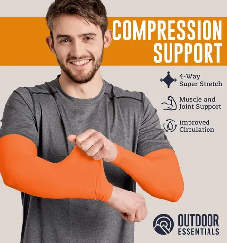 Miniatura 68 de Mangas de compresión de enfriamiento para hombres y mujeres, con protección solar UV UPF 50, paquete múltiple, mangas protectoras de brazos