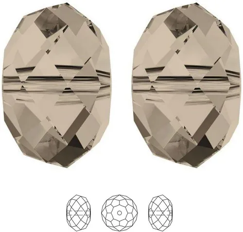 Miniatura 79 de 50 cuentas de cristal Adabele austriaco de 0.394 pulgadas facetadas sueltas Rondelle Siam rojo espaciador compatible con cristales de Swarovski 5040