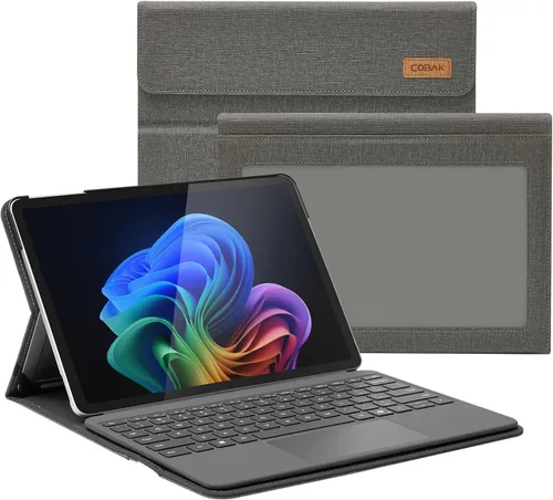 Miniatura 10 de CoBak Funda para Microsoft Surface Pro de 12" (2025), Premium Business Cover con soporte multiángulo, soporte para lápiz capacitivo integrado
