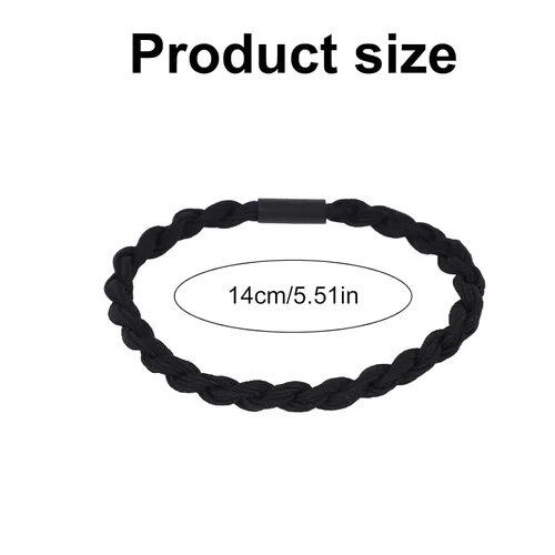 Miniatura 2 de 20 pulseras para el cabello para mujeres y hombres, pulseras bohemias para el cabello, elásticas para el cabello, sin daños, para cabello grueso