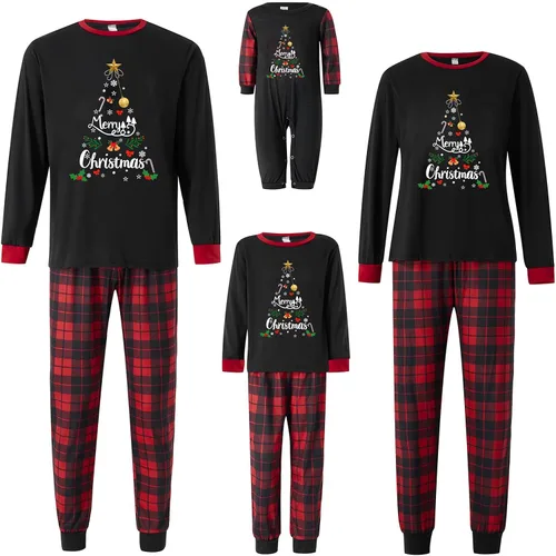 Miniatura 2 de Conjuntos de Navidad a juego para toda la familia, conjunto de camiseta de manga larga con estampado de estilo de caricaturas del reno de Papá Noel