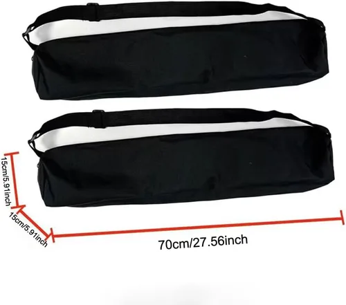 Miniatura 3 de Estuche de transporte para trípode de cámara con correa para el hombro de 27 pulgadas de largo, bolsa de trípode para micrófono, soporte