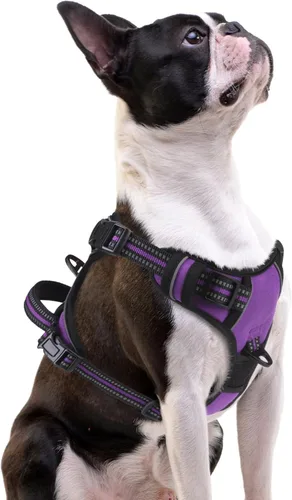Miniatura 11 de PUPTECK Arnés para perro sin tirones para perros grandes, arnés para perro ajustable reflectante con mango de fácil control, arnés para mascotas