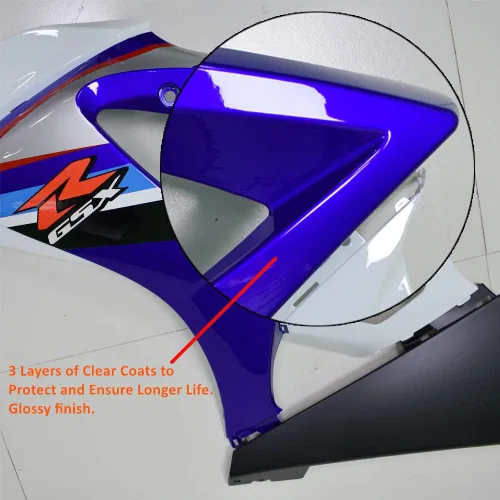 Miniatura 5 de Carenado de inyección gris mate apto para Yamaha 2017 2018 2019 YZF R6 nuevo kit pintado ABS plástico motocicleta carrocería mercado de accesorios