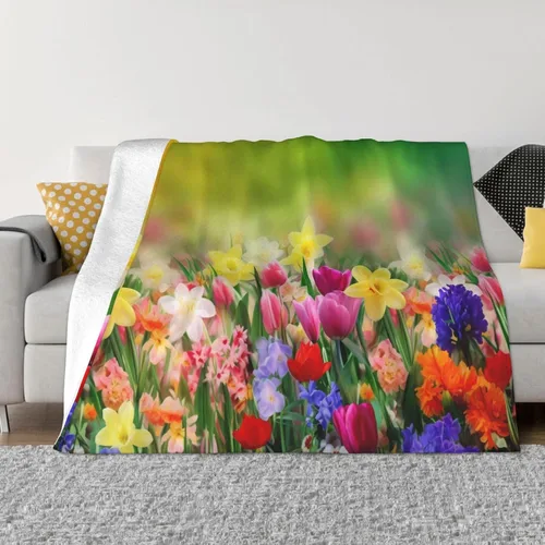Miniatura 14 de Manta de franela estampada decorativa, hojas de otoño, manta suave para cama, sofá, decoración de silla, regalos para todas las estaciones, 60 x 50