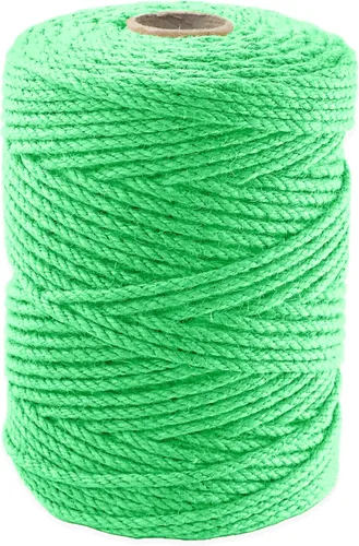 Miniatura 26 de Cuerda de yute natural, 1.5 pulgadas de diámetro, 50 pies de largo, 4 hebras, manualidades y manualidades, decoración de jardín y hogar, hamaca