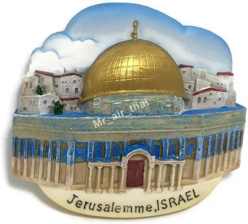 Miniatura 17 de WitnyStore Pequeño imán de 2½ pulgadas del Palacio Hawa Mahal en Jaipur India – Miniatura hecha a mano de resina 3D Asia Monumento turístico