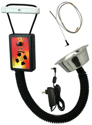 IQ110, Juego regulador de temperatura para asador con adaptador Pit estándar para el ahumador para montaña Weber, el hervidor de agua Weber y muchos