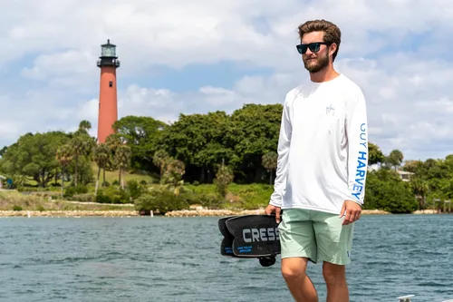 Miniatura 6 de Guy Harvey Camisa de protección solar de rendimiento de manga larga para hombre UPF 50+