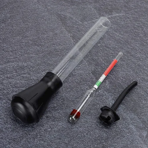 Miniatura 5 de Acouto Hidrómetro de batería, herramienta de hidrómetro de electrolitos de batería, probador de medidor de densidad electrohidráulico de detección