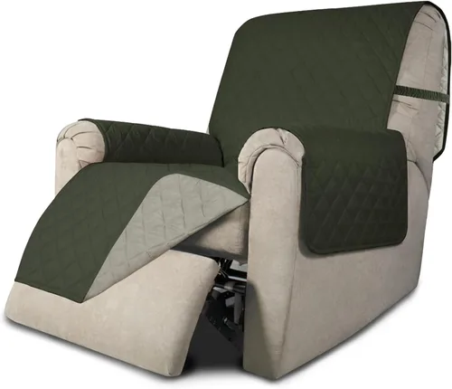 Miniatura 327 de Easy-Going - Funda para sofá, futón y sillón sin reposabrazos, reversible, resistente al agua, para mascotas y niños (azul oscuro/azul claro)