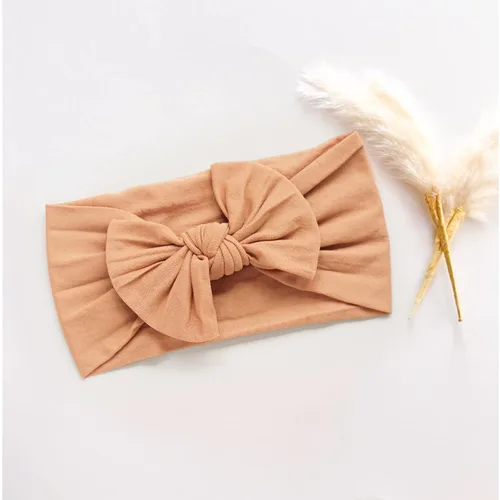 Miniatura 6 de Jesries 22 piezas de diademas para bebés, bandas de cabello de nailon suaves con lazos, accesorios para el cabello de niñas para recién nacidos