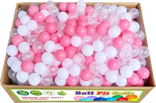Miniatura 5 de Bolas para pozo de bolas BBRUN, 1000 unidades, bolas de plástico para pozo de bolas, corral de juegos, sin BPA, a prueba de aplastamiento, bolas