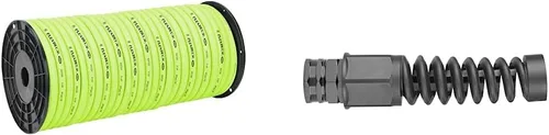 Miniatura 8 de Flexzilla Manguera Pro, carrete de plástico a granel, 5/8 pulgadas x 250 pies, ZillaGreen & Pro Manguera de agua reutilizable, hembra y macho, 5/8
