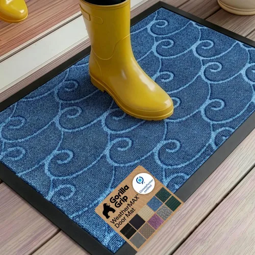 Miniatura 53 de Gorilla Grip - Tapete WeatherMax todoterreno 100% impermeable, caucho natural, resistente a manchas y decoloración, perfil bajo, interior y Grafito