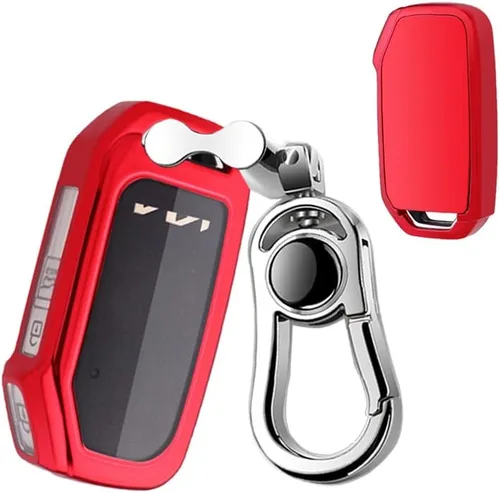 Miniatura 10 de Funda para llavero KIA, compatible con KIA Telluride K5 Ceed Cerato Forte NIRO Seltos SX Sorento Soul 2019-2022