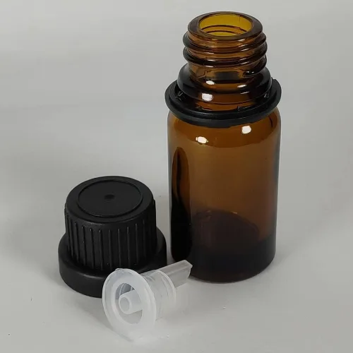 Miniatura 2 de Bioll - Botella de vidrio con cuentagotas de aceite esencial de 0.3 fl oz (1/3 oz). Botellas de muestra recargables con gotero reductor de orificio